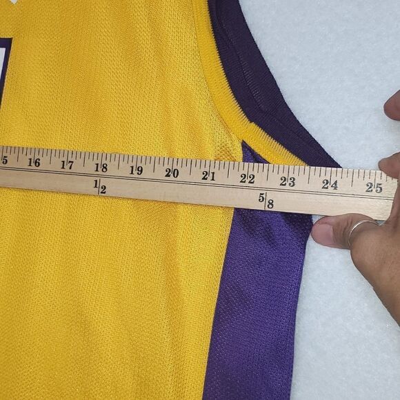 VINTAGE #41 GLEN RICE LOS ANGELES LAKERS NBA CHAMPION JERSEY 44 LARGE - Picture 7 of 9